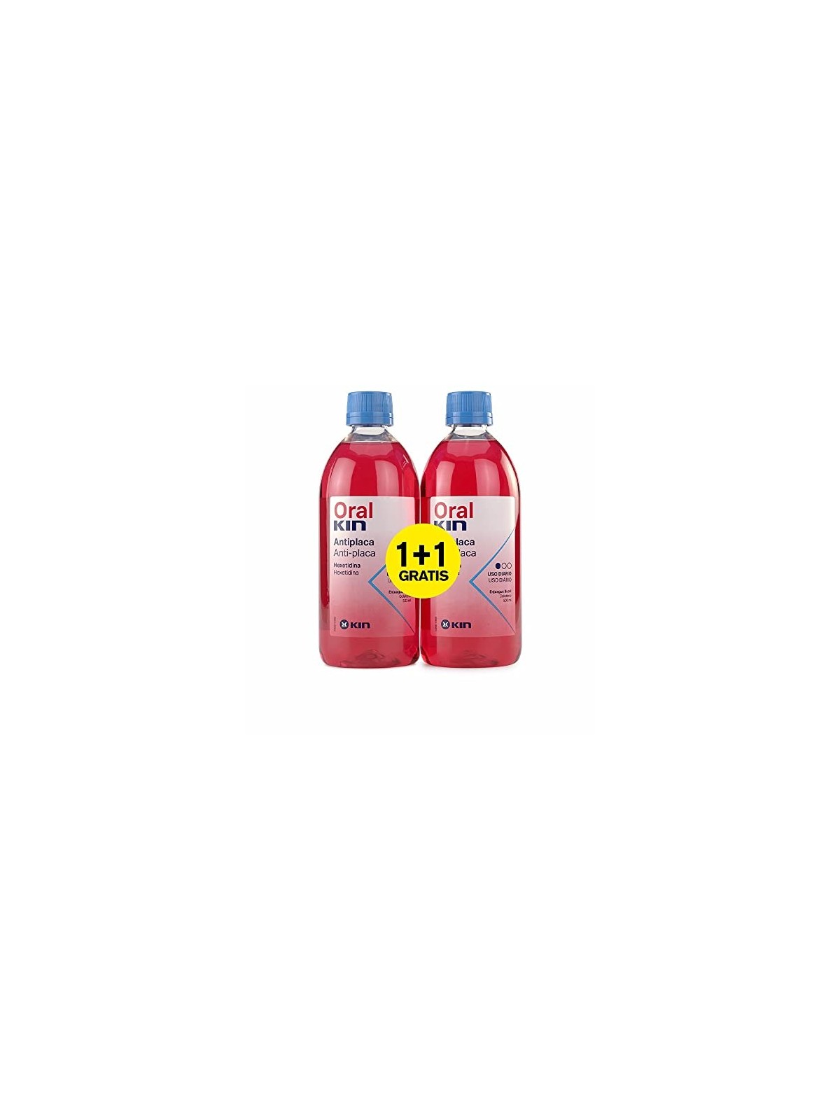 Kin ORALKIN Collutorio AntiPlacca set 2 pezzi unisex