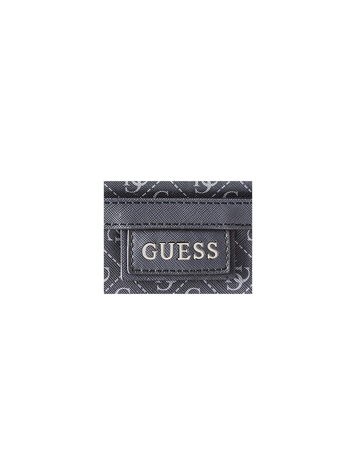 Guess Dan Borsa Tracolla con Zip Superiore Piatta Nero Uomo