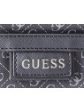 Guess Dan Borsa Tracolla con Zip Superiore Piatta Nero Uomo