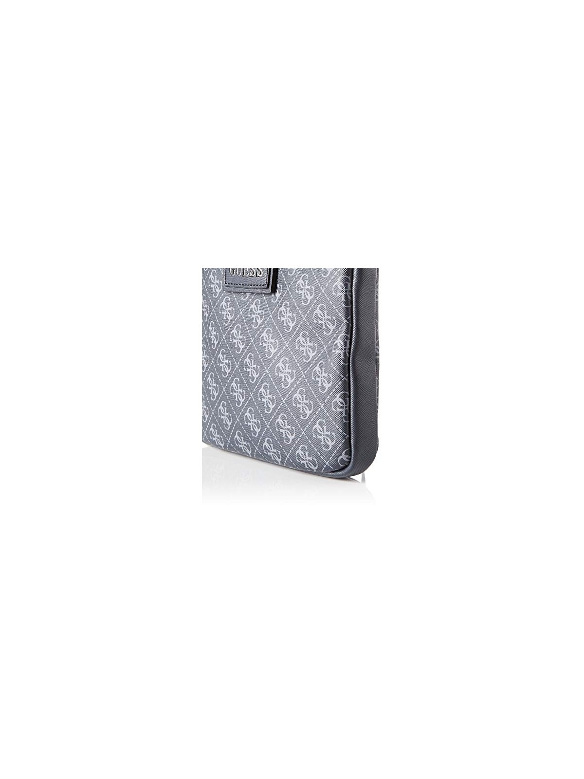 Guess Dan Borsa Tracolla con Zip Superiore Piatta Nero Uomo