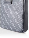 Guess Dan Borsa Tracolla con Zip Superiore Piatta Nero Uomo