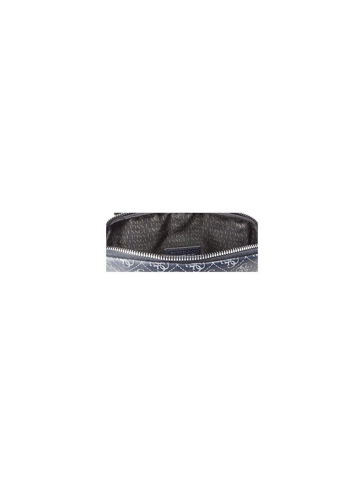 Guess Dan Borsa Tracolla con Zip Superiore Piatta Nero Uomo