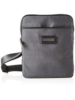 Borsa a Tracolla Guess Dan Grigio 19x23x2.5 cm Uomo