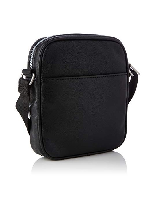 Guess Scala Mini Black Leather Shoulder Bag