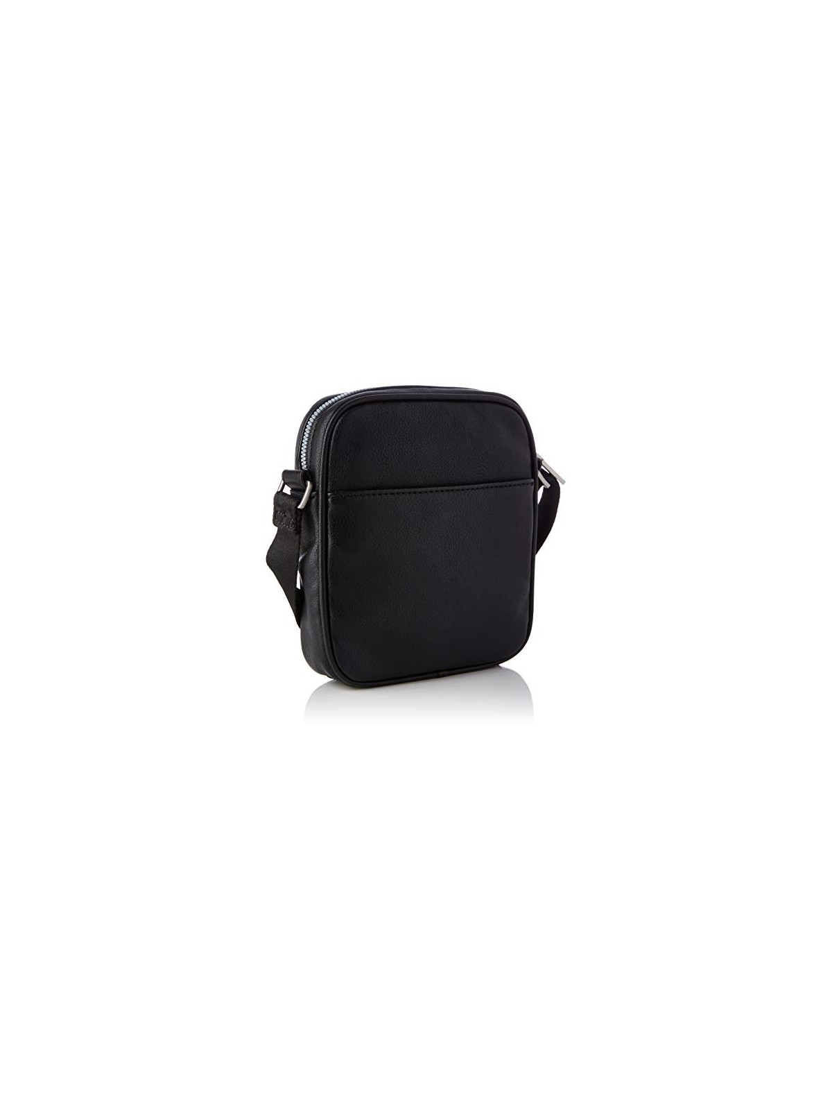 Guess Scala Mini Black Leather Shoulder Bag