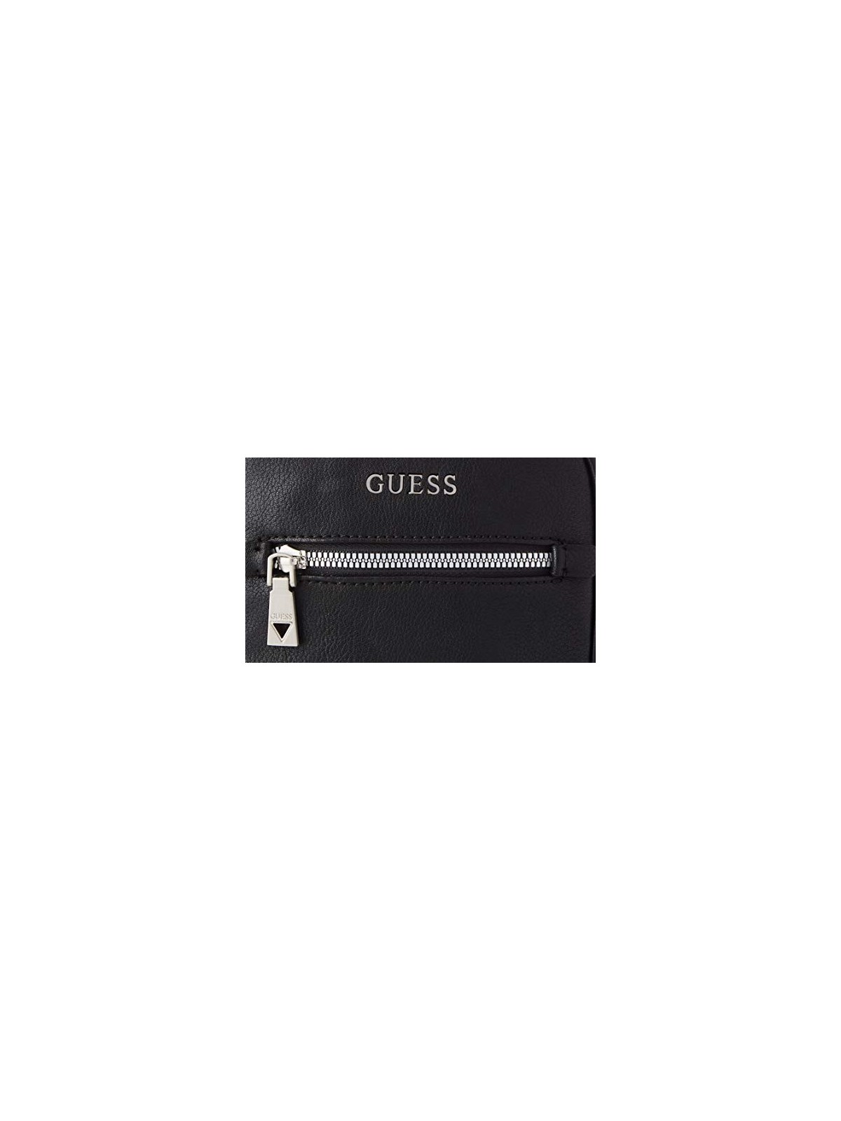 Guess Scala Mini Black Leather Shoulder Bag
