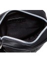 Guess Scala Mini Black Leather Shoulder Bag