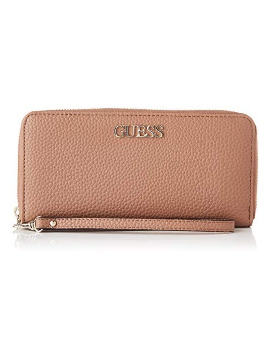 Portafoglio Guess Alby in Pelle SLG Beige Donna
