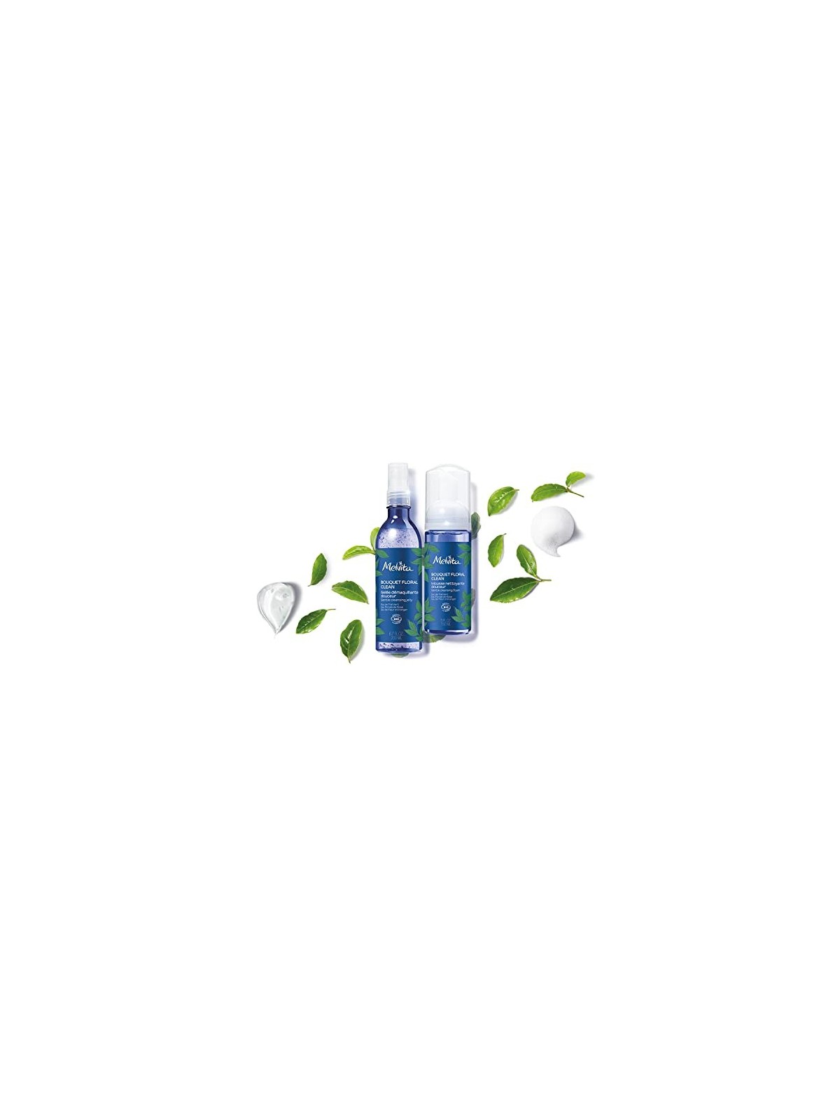 Melvita Bouquet Floral Detergenti Schiuma Detergente Leggera 150ml Donna