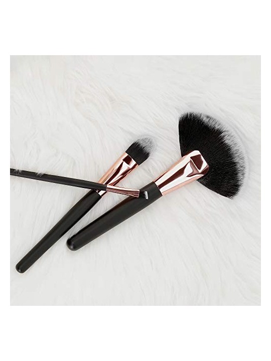 MIMO Professional Black Makeup Brush Set 24 pcs Women's Brushes