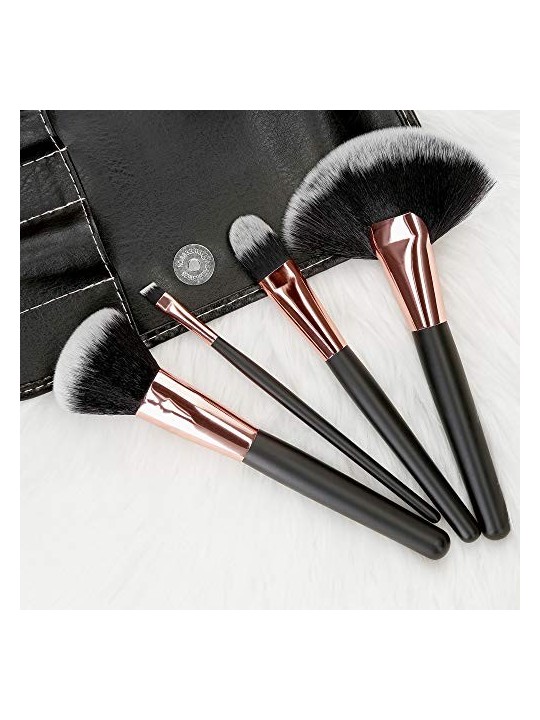 MIMO Professional Black Makeup Brush Set 24 pcs Women's Brushes