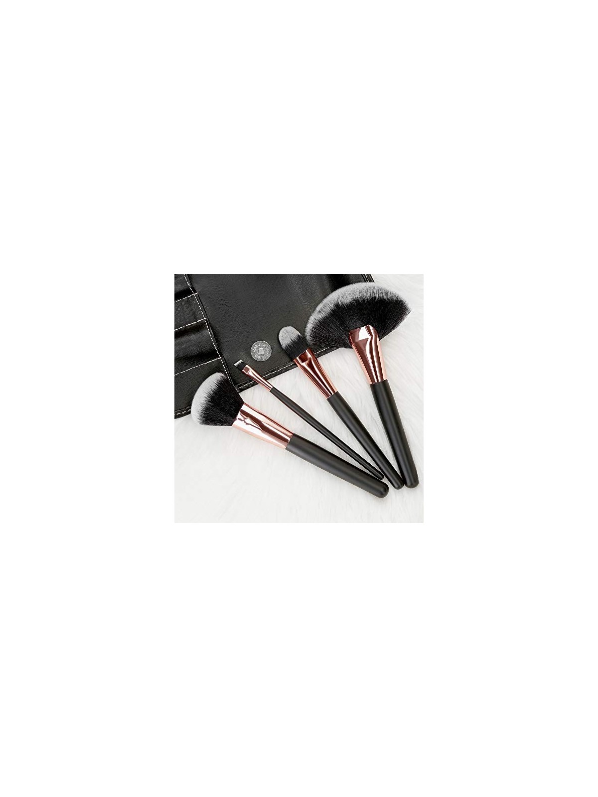 MIMO Professional Black Makeup Brush Set 24 pcs Women's Brushes
