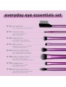 Real Techniques Set di pennelli Everyday Eye Essentials Un set di pennelli cosmetici per il trucco degli occhi donna