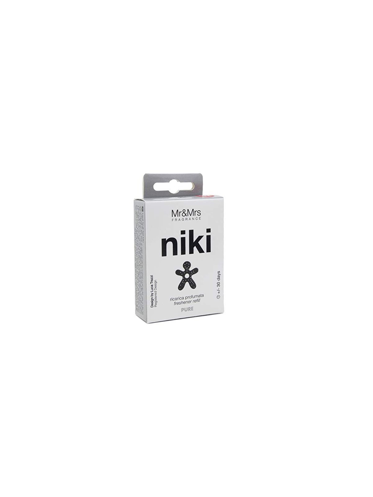 Mr Mrs Fragrance Niki Pure Refill pulizia Ricarica sostitutiva per profumo auto unisex 1 unit Mr & Mrs Fragrance www.essenzetota
