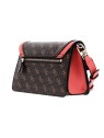 Borsa a Tracolla Guess Camy 4G Logo CoralloMarrone