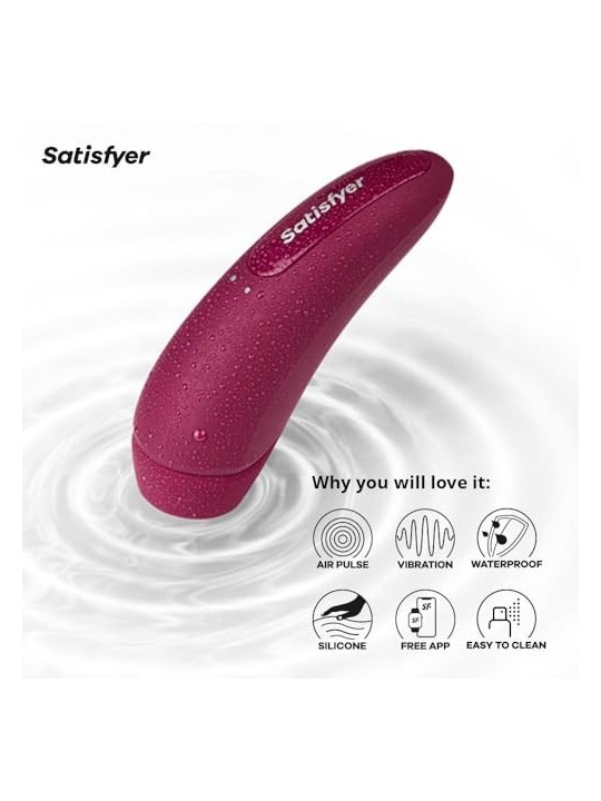Stimolatore clitorideo touchless Satisfyer Curvy 1 Rosa