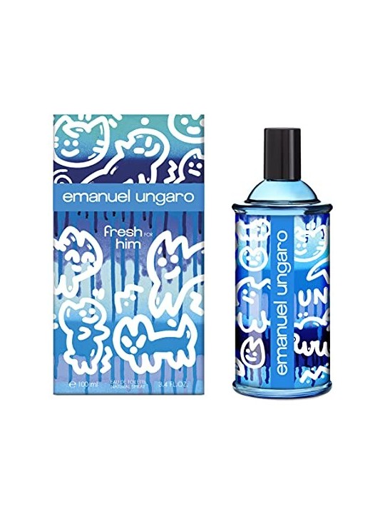 Emanuel Ungaro Fresco Per Lui eau de toilette uomo 100ml Emanuel Ungaro www.essenzetotalstyle.com 