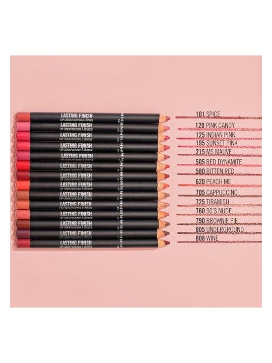 Matita labbra Rimmel London a lunga durata 1,2g 760 Nude anni '90