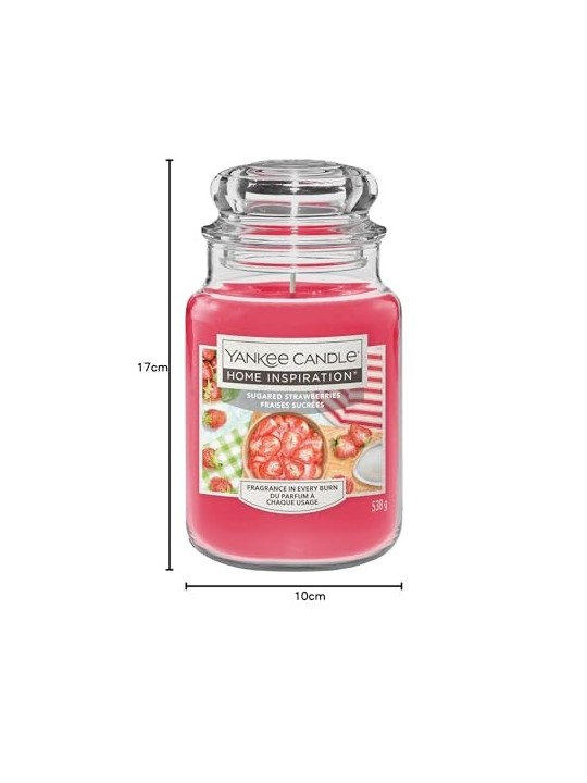 Candela profumata Fragole Confettate Yankee Candle 538.0g