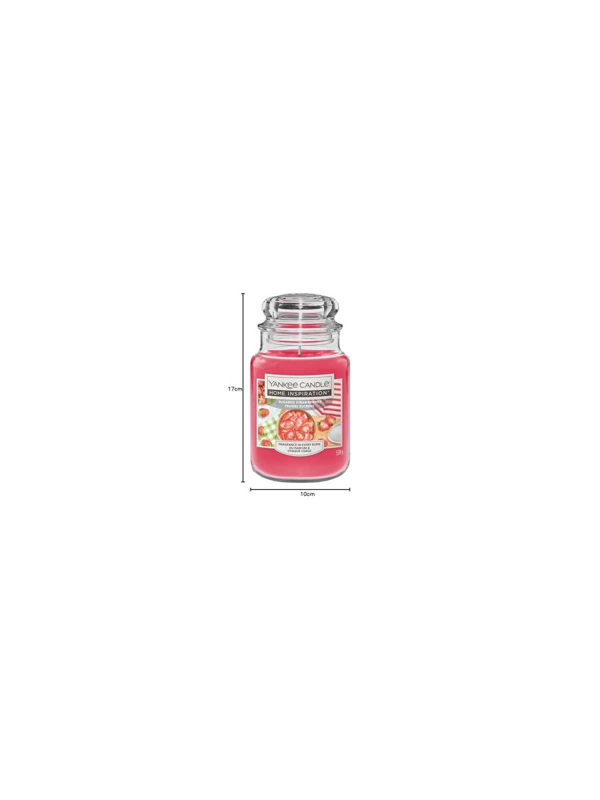 Candela profumata Fragole Confettate Yankee Candle 538.0g