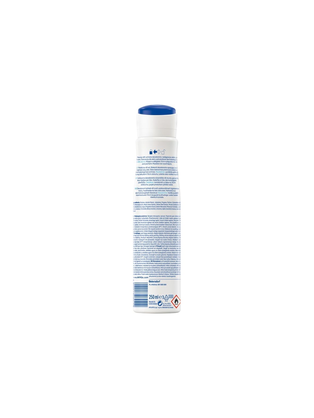 Deodorante Spray NIVEA Natural Fresh 250ml