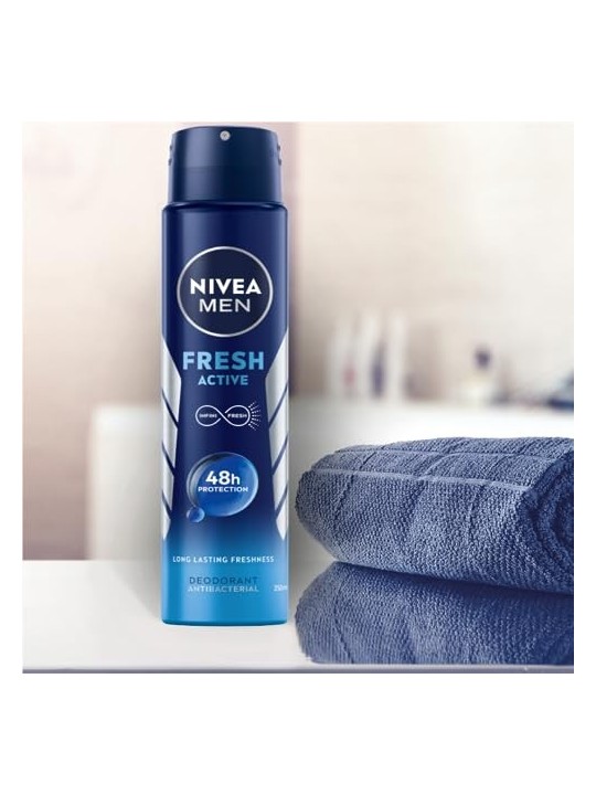 NIVEA Men Fresh Active deodorante spray 250ml