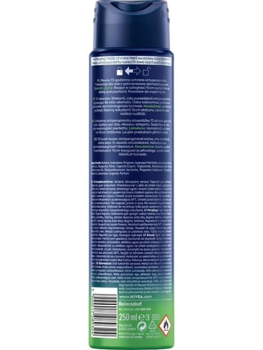 NIVEA Men Fresh Sensation deodorante spray 250ml