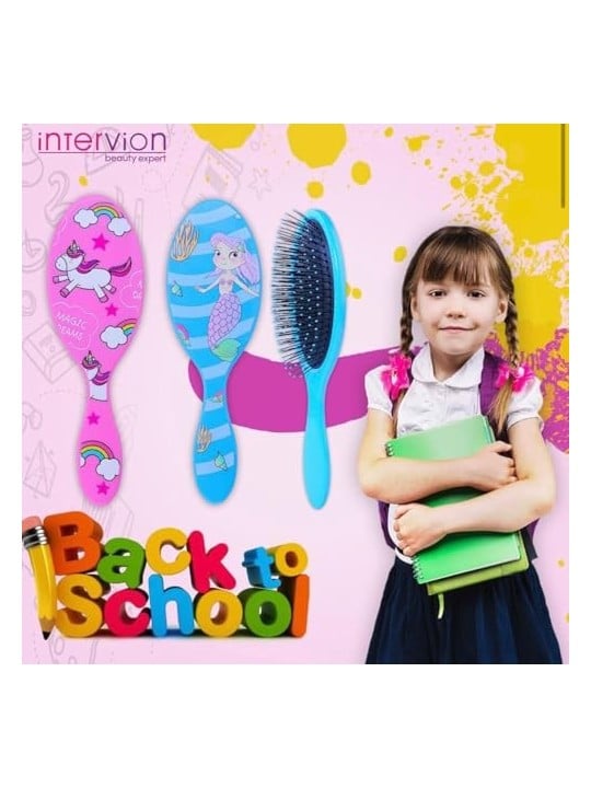 Spazzola in legno con setole naturali e punte in nylon INTERVION