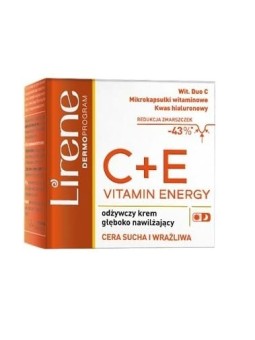 Vitamin Energy CE crema nutriente che riduce le rughe idrata profondamente per pelli secche e sensibili 50ml