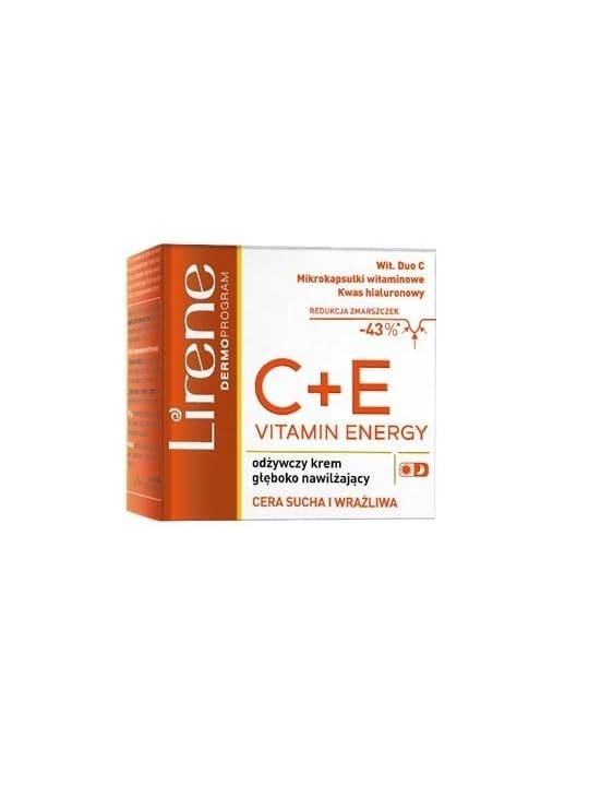 Vitamin Energy CE crema nutriente che riduce le rughe idrata profondamente per pelli secche e sensibili 50ml