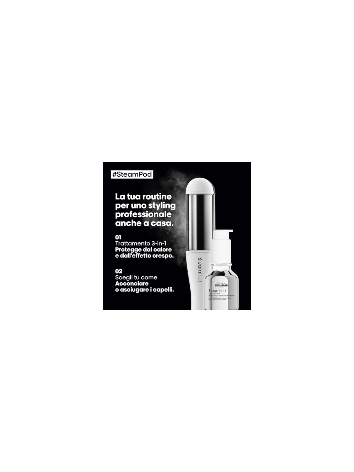 LOrï¿½ï¿½al Professionnel Trattamento lisciante professionale SteamPod donna 50ml