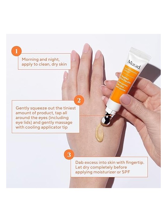 Murad Targeted Eye Depuffer 15ml Murad Skincare www.essenzetotalstyle.com 