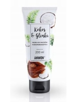 ANWEN Maschera per capelli a bassa porosit Cocco e Argilla 200ml