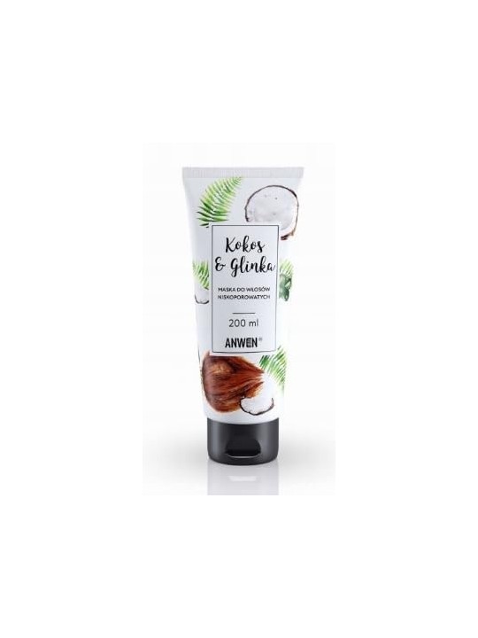ANWEN Maschera per capelli a bassa porosit Cocco e Argilla 200ml