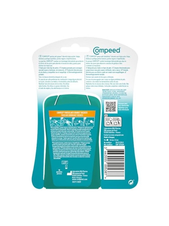 Compeed ANTIBRUFOLI cerotti discreti 15 pezzi unisex