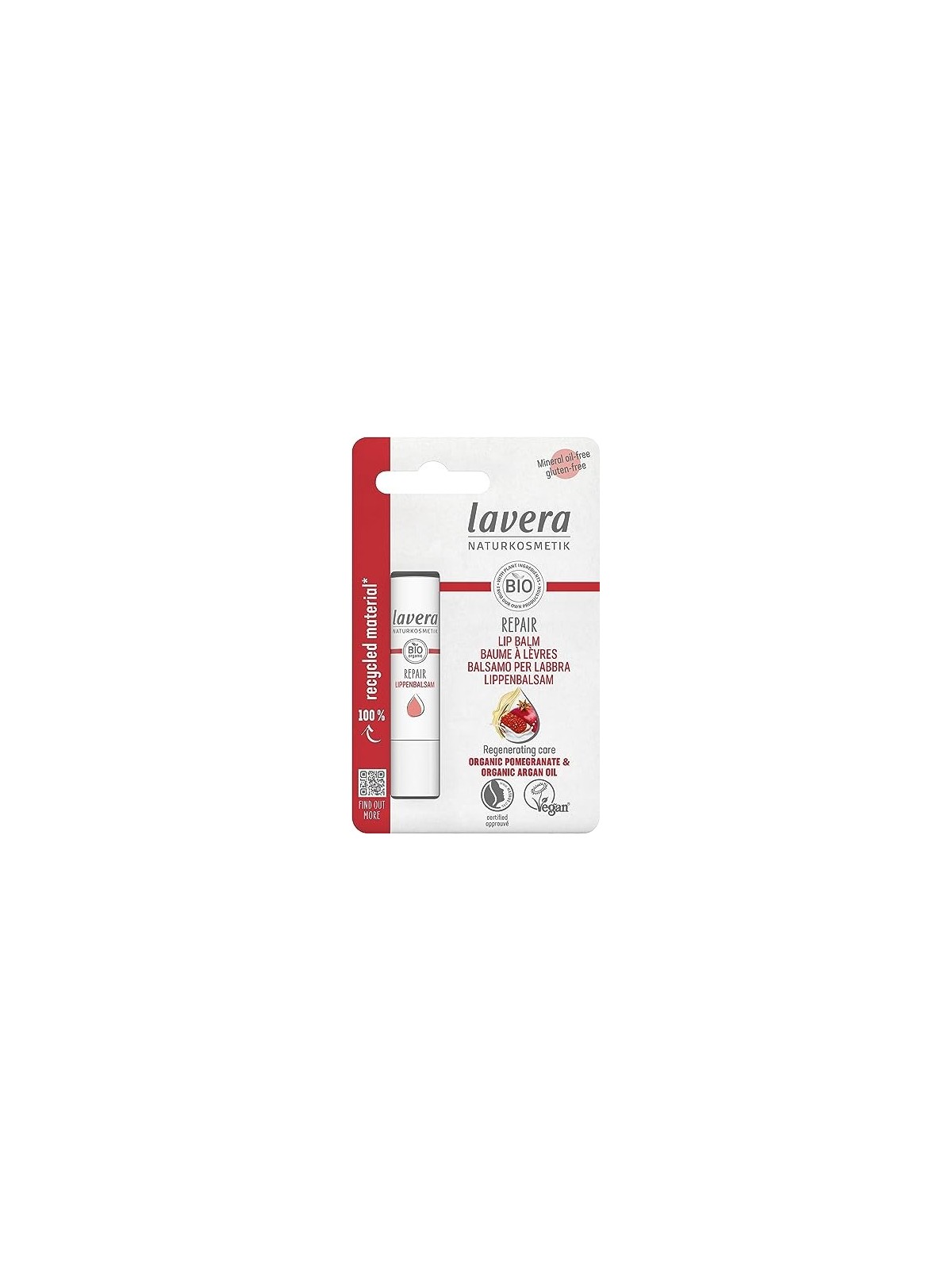 Lavera Repair Lip Balm Balsamo per labbra donna 45g
