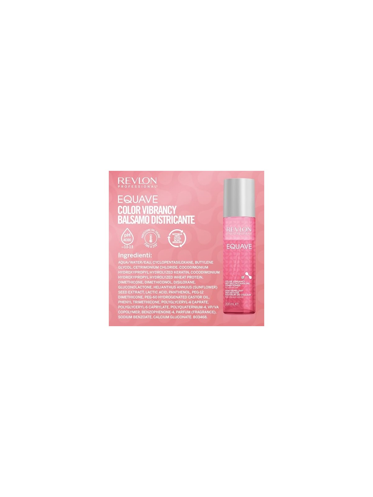 Revlon Equave Color Vibrancy Instant Detangling Conditioner 200ml