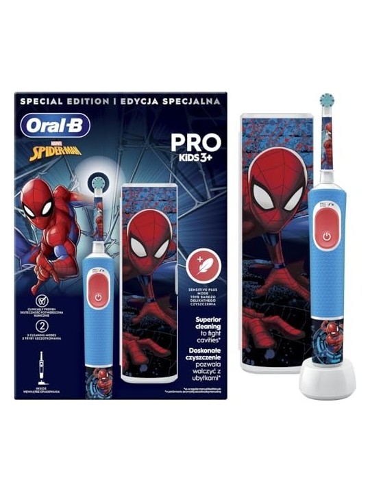 Oral B Vitality Pro Bambini Spiderman Oral B www.essenzetotalstyle.com 