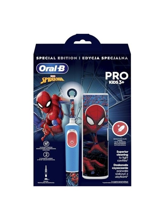 Oral B Vitality Pro Bambini Spiderman Oral B www.essenzetotalstyle.com 