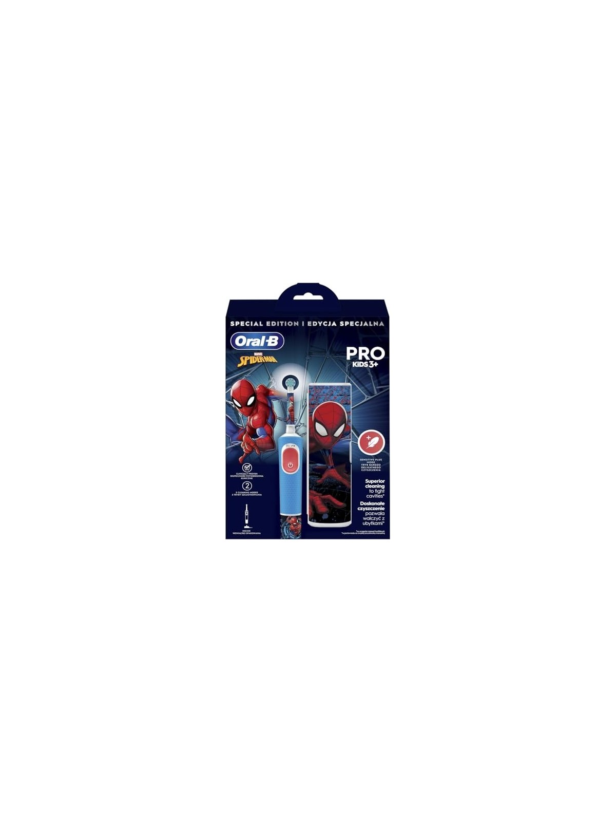 Oral B Vitality Pro Bambini Spiderman Oral B www.essenzetotalstyle.com 