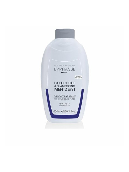 Byphasse GROOVY PARADISE 2 in 1 600ml: Freshness for Men