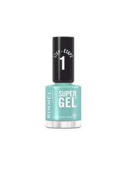 Rimmel Super Gel STEP1 Smalto semipermanente 12 ml donna 093 Peppermint Promise