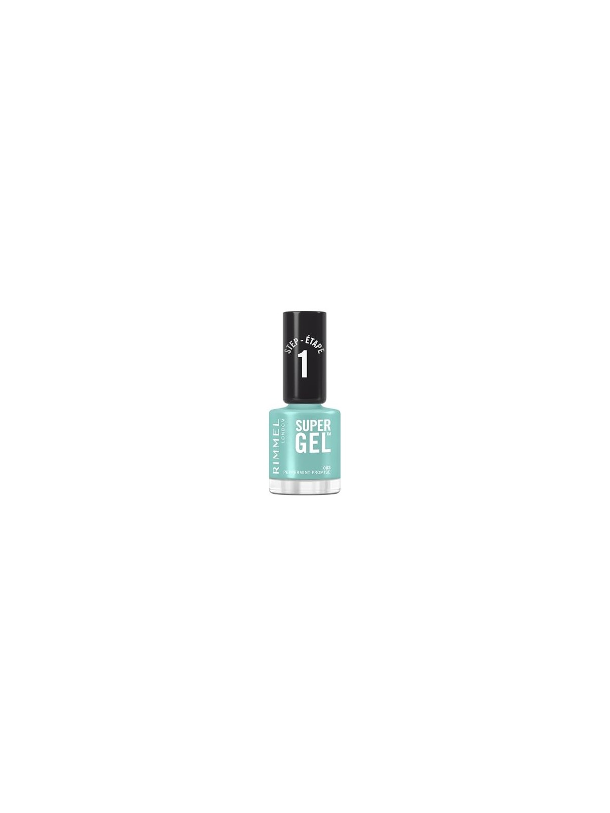 Rimmel Super Gel STEP1 Smalto semipermanente 12 ml donna 093 Peppermint Promise