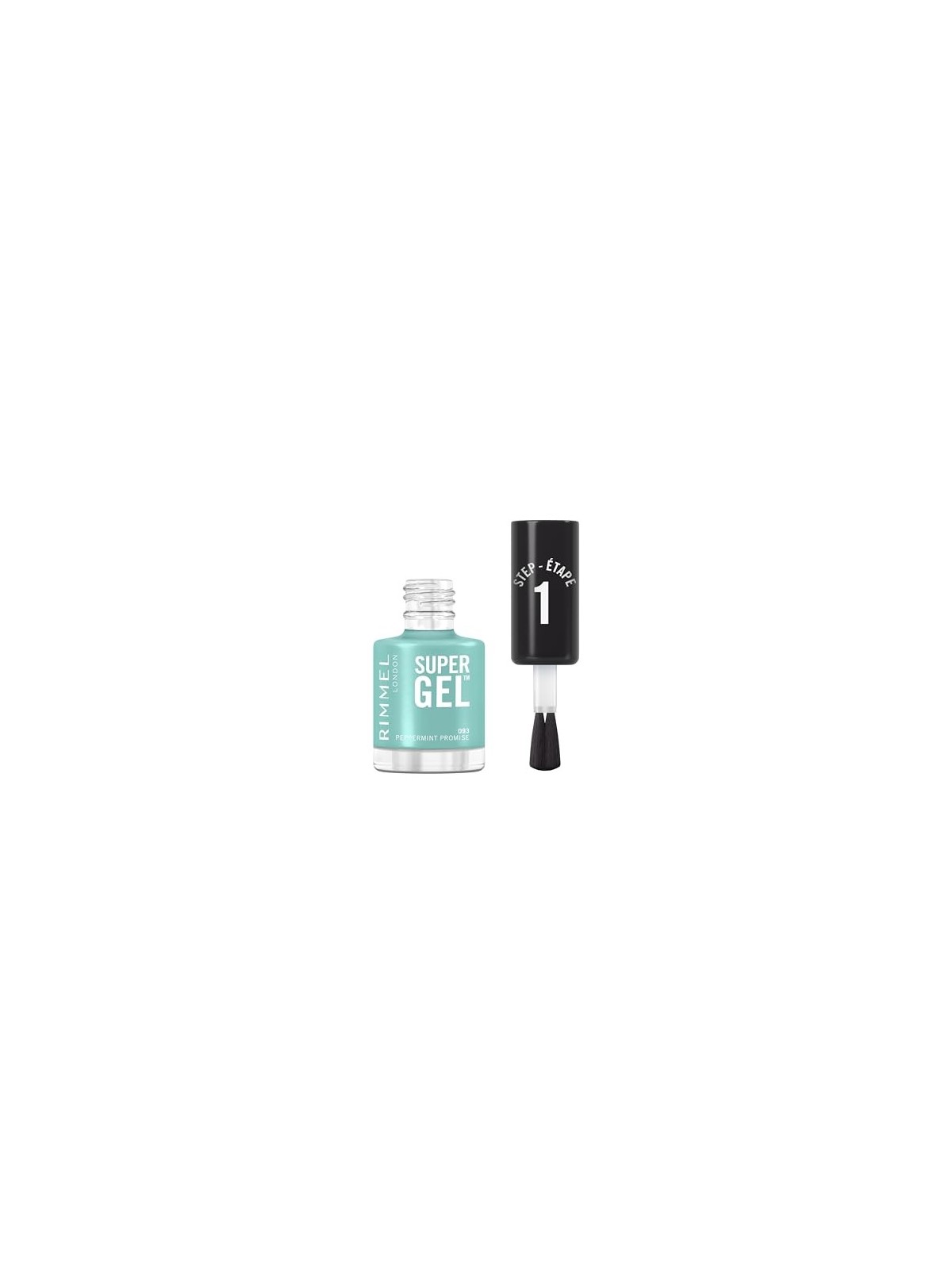Rimmel Super Gel STEP1 Smalto semipermanente 12 ml donna 093 Peppermint Promise