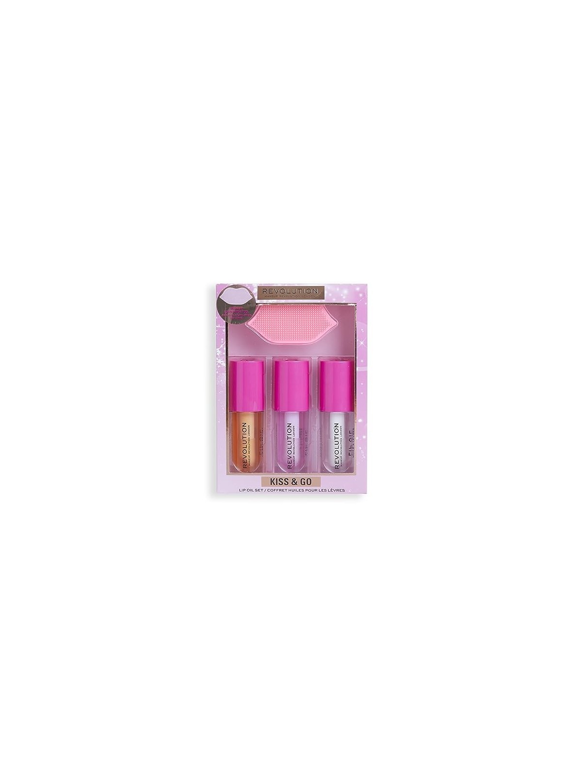Makeup Revolution Lip Oils Set Kiss Go 4ml