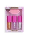 Makeup Revolution Lip Oils Set Kiss Go 4ml