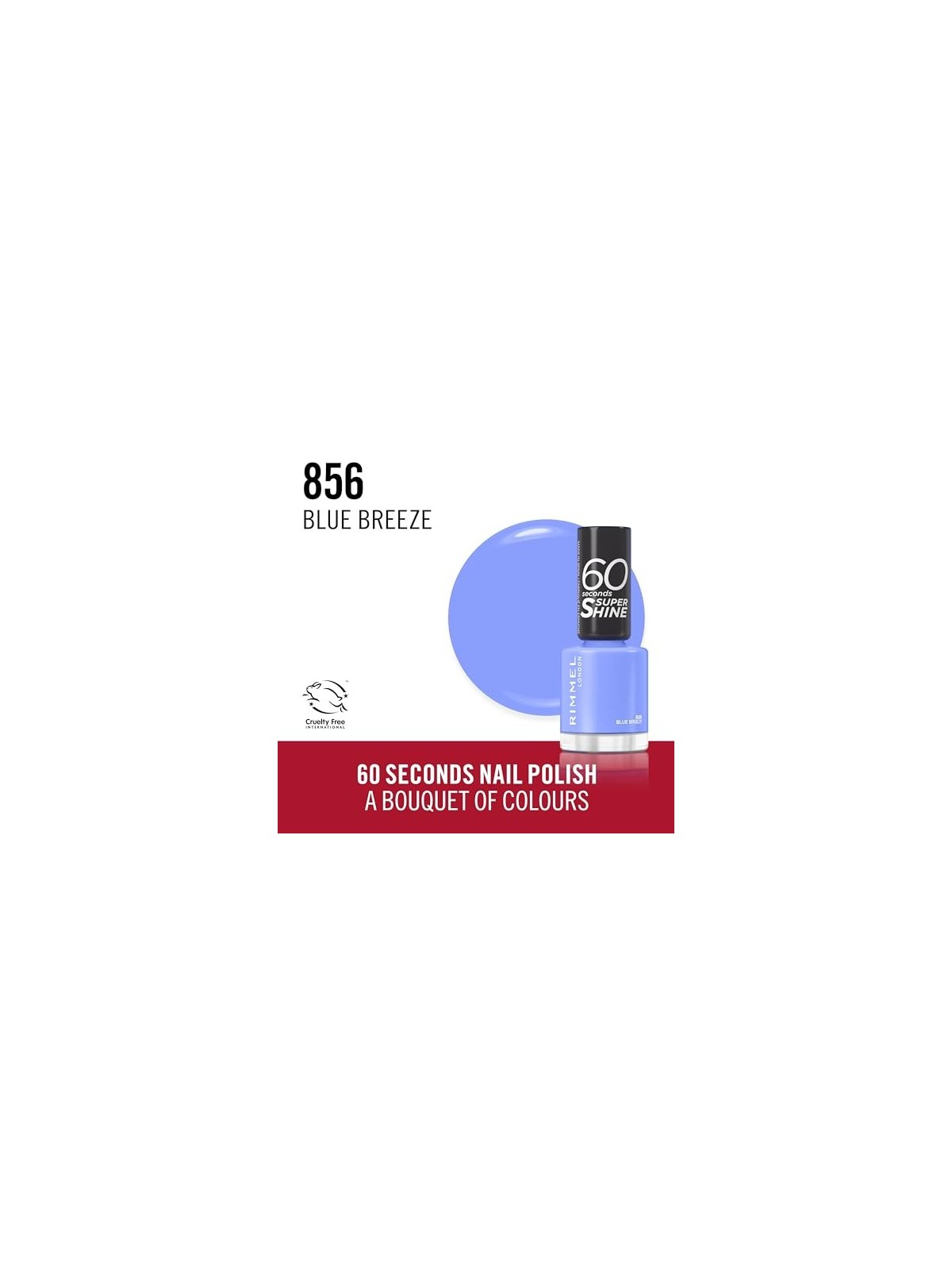 Rimmel Smalto 60 Secondi Super Shine 8 ml 856 Blue Breeze