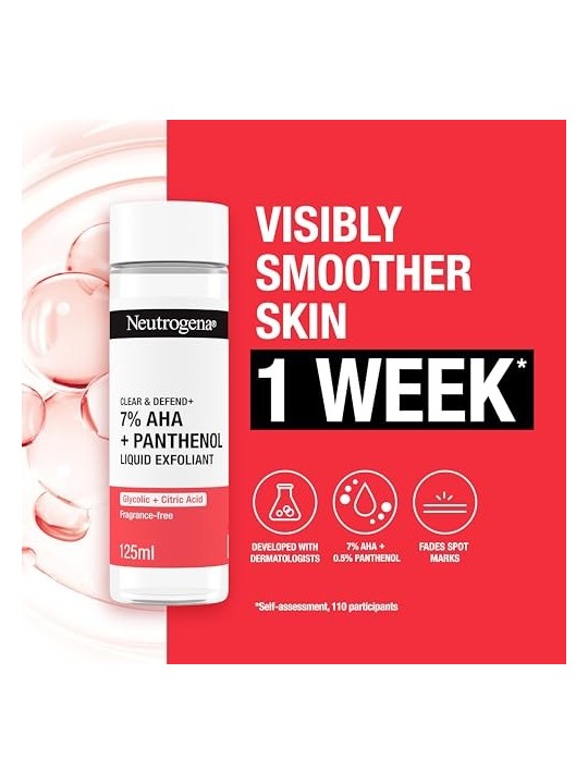 Neutrogena Clear Defend esfoliante liquido donna 125ml