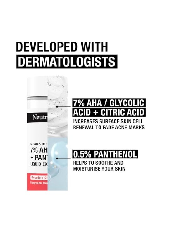 Neutrogena Clear Defend esfoliante liquido donna 125ml