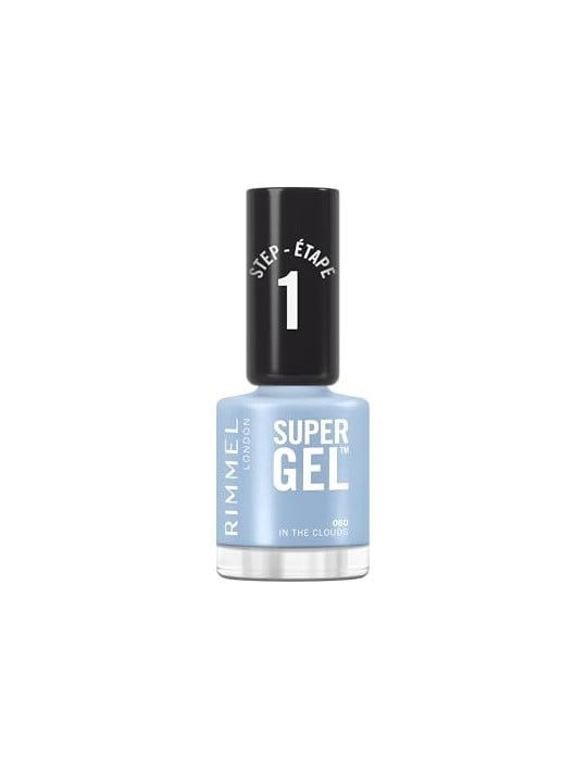 Rimmel Super Gel STEP1 Smalto semipermanente 12 ml donna 060 In The Clouds